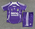 kids kit Retro 06-07 RM third purple soccer jersey