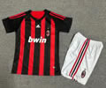 Kids kit Retro 08-09 AC home soccer jersey