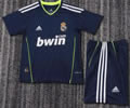 Kids kit Retro 10-11 RM away blue soccer jersey