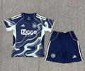 Kids kit 25-26 Ajax away soccer jersey