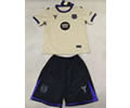 Kids kit 25-26 Bar away beige soccer jersey