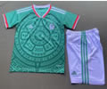 Kids kit 2026 Mexico green soccer jersey