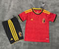 Kids Belgium Home Soccer Uniform 25 26