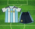 Kids Argentina Home Soccer Uniform 26 27