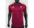 Player version 25-26 Roma home soccer jersey