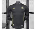 Player version 25-26 Algeria special version black gold soccer jersey