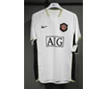 Player version Retro 06-07 man u away white soccer jersey