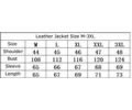 Leather Jacket M-3XL Size
