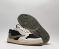 Travis Scott x Air Jordan 1 Low OG WMNS Olive DZ4137-106 Lovers shoes