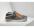 GGDB Sneakers MID STAR in Canvas di Cotone e Stella in Camoscio DENIM DESTROYED Lovers size