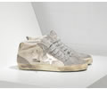 GGDB Sneakers MID STAR in Pelle e Stella in Pelle WHITE GOLD STAR Lovers size
