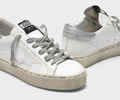 Golden Goose Hi Star sneakers with iridescent star and silver heel tab