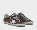 Golden Goose Suede Superstar sneakers with glittery heel tab
