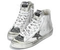 Golden goose FRANCY SNEAKERS LEATHER AND PONY-SKIN STAR white zebra pen sta