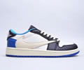 Travis Scott x Fragment x Air Jordan 1 Low Military Blue DM7866-140 Lovers shoes