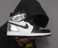 Air Jordan 1 High OG WMNS Silver Toe CD0461-001 Lovers shoes 