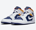 Air Jordan 1 Mid 554724-131 Lovers shoes 