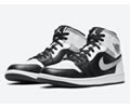Air Jordan 1 Mid White Shadow 554724-073 Lovers shoes 