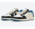 Travis Scott x Fragment x Air Jordan 1 Low OG DM7866-140 Lovers shoes