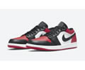 Air Jordan 1 Low Bred Toe 553558-612 Lovers shoes