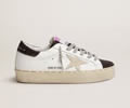 GGDB Hi Star sneakers with shearling star and leopard-print tongue