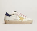 GGDB Hi Star LTD sneakers with blue glitter heel tab and yellow suede star