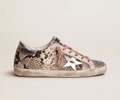 GGDB Super-Star LTD sneakers with snake print and glitter