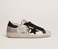 GGDB Super-Star sneakers in silver leather with contrasting inserts