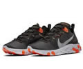 Nike React Element 55 BlackTotal Orange Style Code BQ6166-006 Lovers shoes