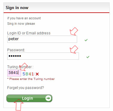 Login